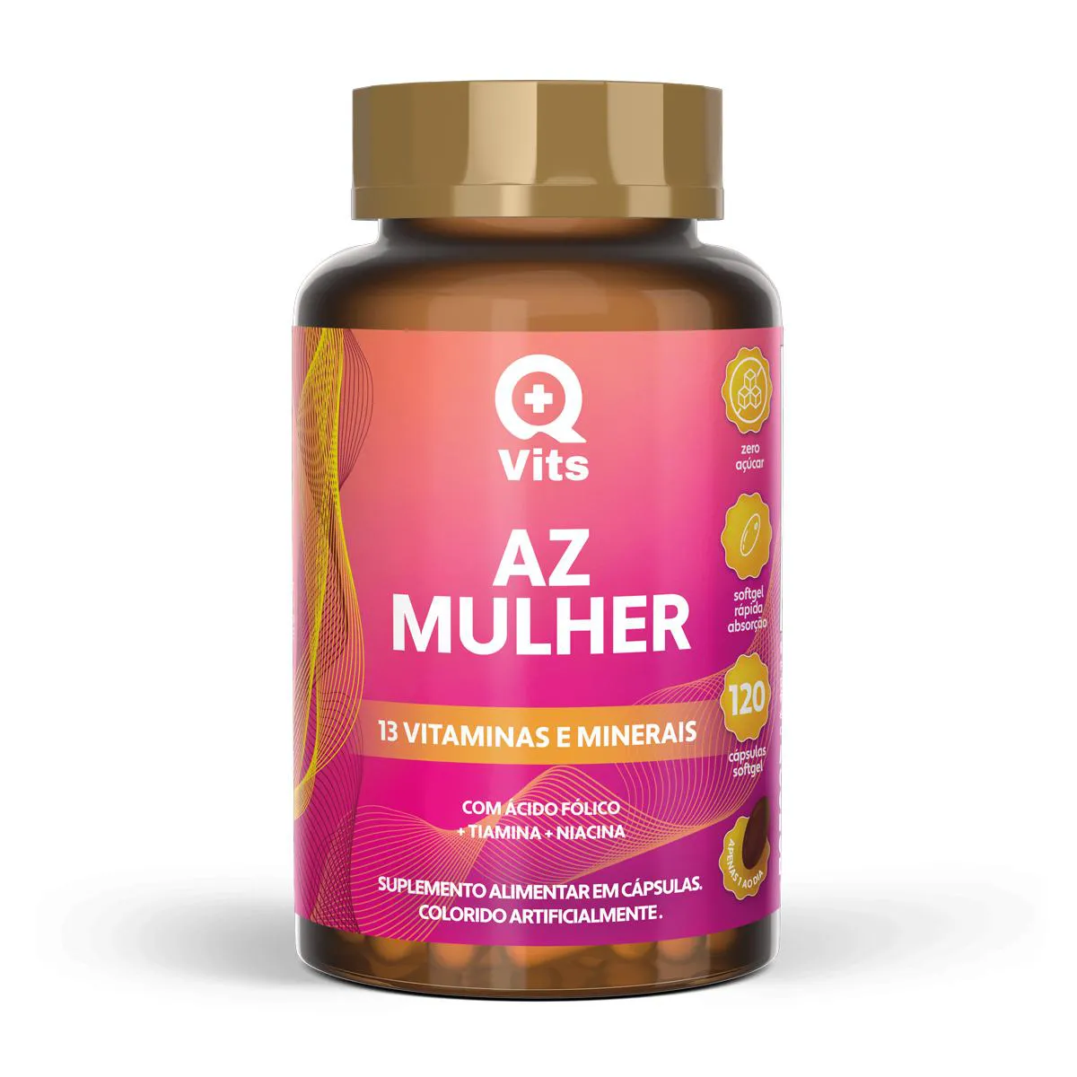 AZ MULHER COMPLETO QMAISVITS 120 CáPSULAS SOFTGEL