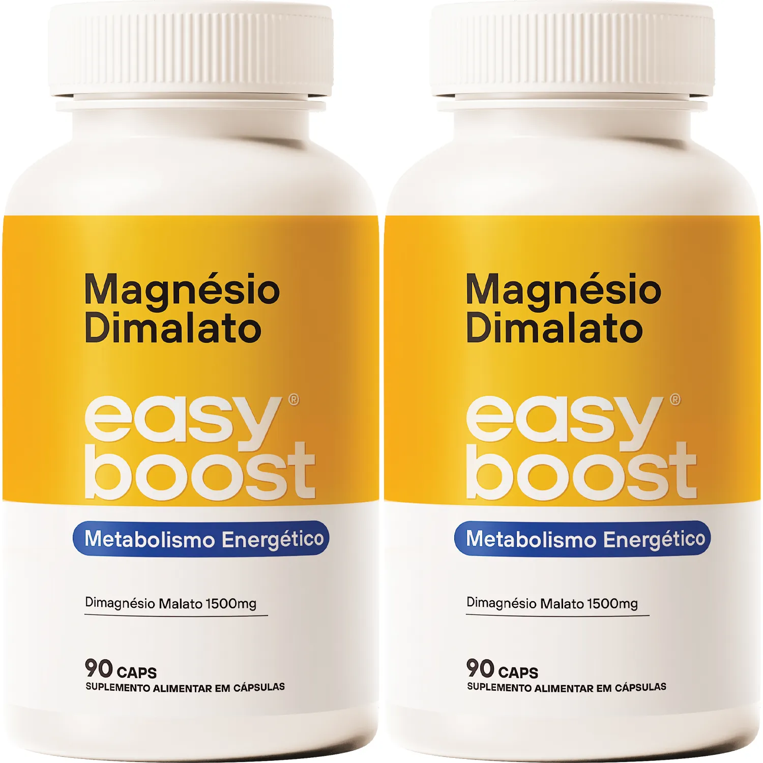 MAGNéSIO DIMALATO 100% EASY BOOST 1500MG 180CAPS KIT 2X