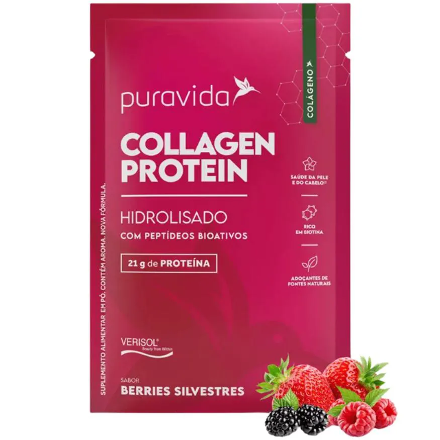 COLLAGEN PROTEIN BERRIES SACHE 40G PURA VIDA