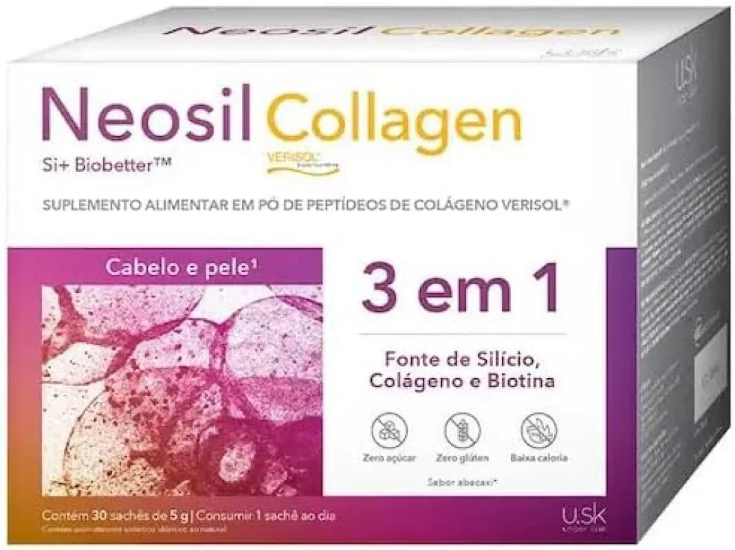COLáGENO NEOSIL COLLAGEN ABACAXI 30 SACHêS