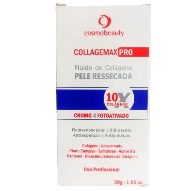 FLUíDO DE COLáGENO PELE RESSECADA COLLAGEMAX PRO, COSMOBEAUTY, 30G