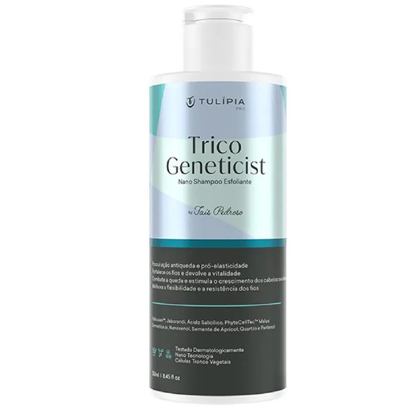 NANO SHAMPOO ESFOLIANTE TRICO GENETICIST, TULíPIA, 250ML