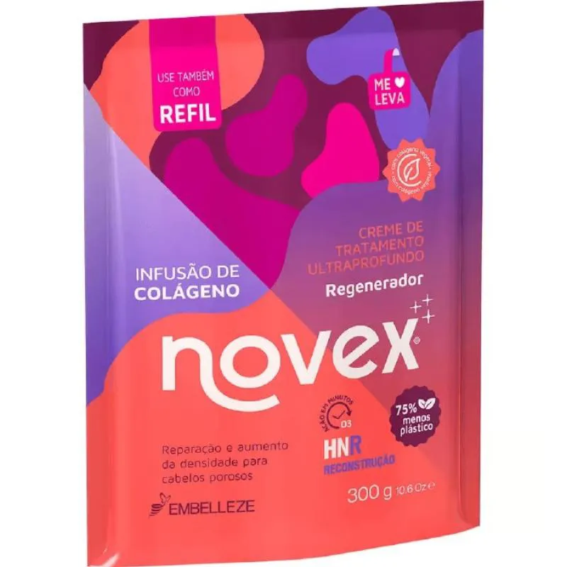 CREME INFUSãO DE COLAGENO, NOVEX, REFIL 300G
