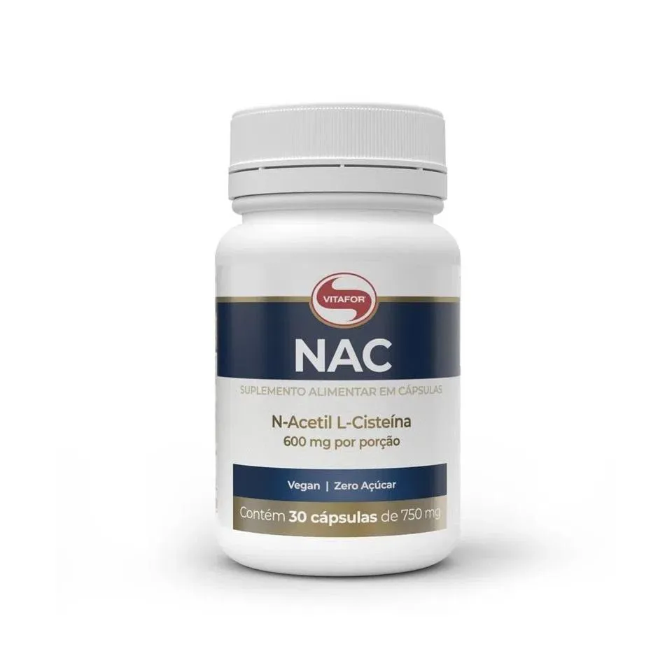 NAC N-ACETIL L-CISTEíNA 600MG (30 CAPS) - PADRãO: ÚNICO