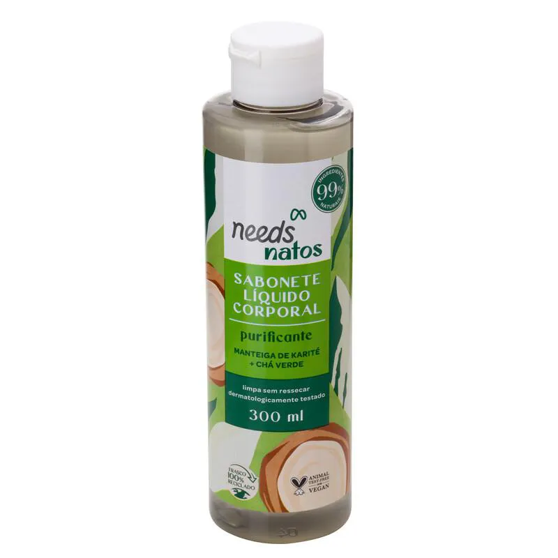 Sabonete Líquido Corporal Needs Natos Purificante 300ml