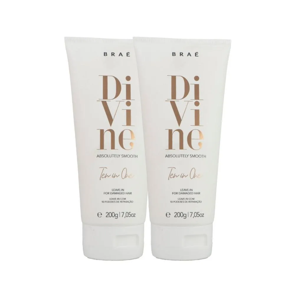 BRAé DIVINE TEN IN ONE 10 IN 1 KIT 2 LEAVE-IN 200G