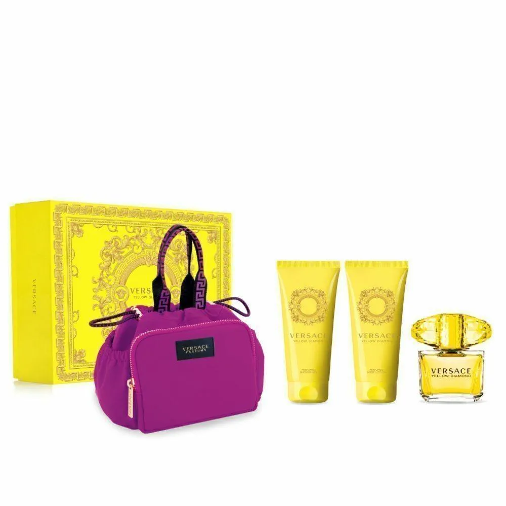 KIT YELLOW DIAMOND VERSACE + BODY GEL + SHOWER GEL + BOLSA-90 ML
