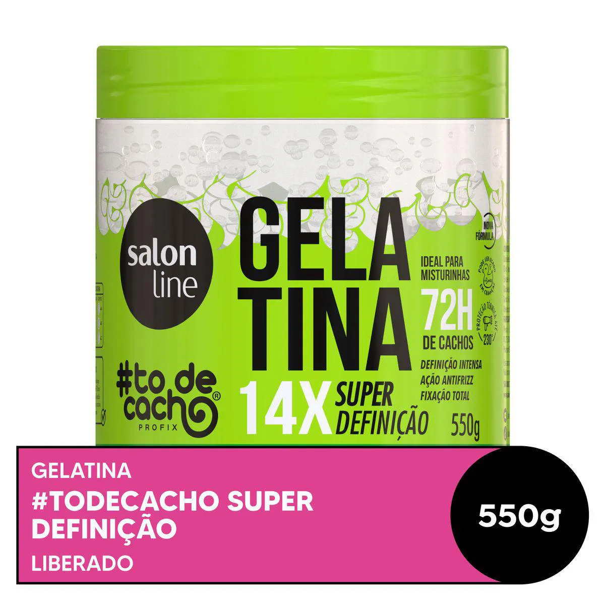 Gelatina Capilar Salon Line #todecacho Super Definição 550g