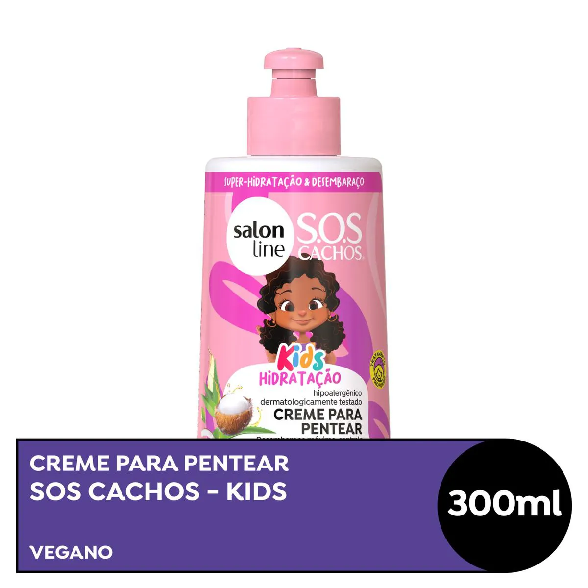 Creme para Pentear Salon Line S.O.S. Cachos Kids com 300ml