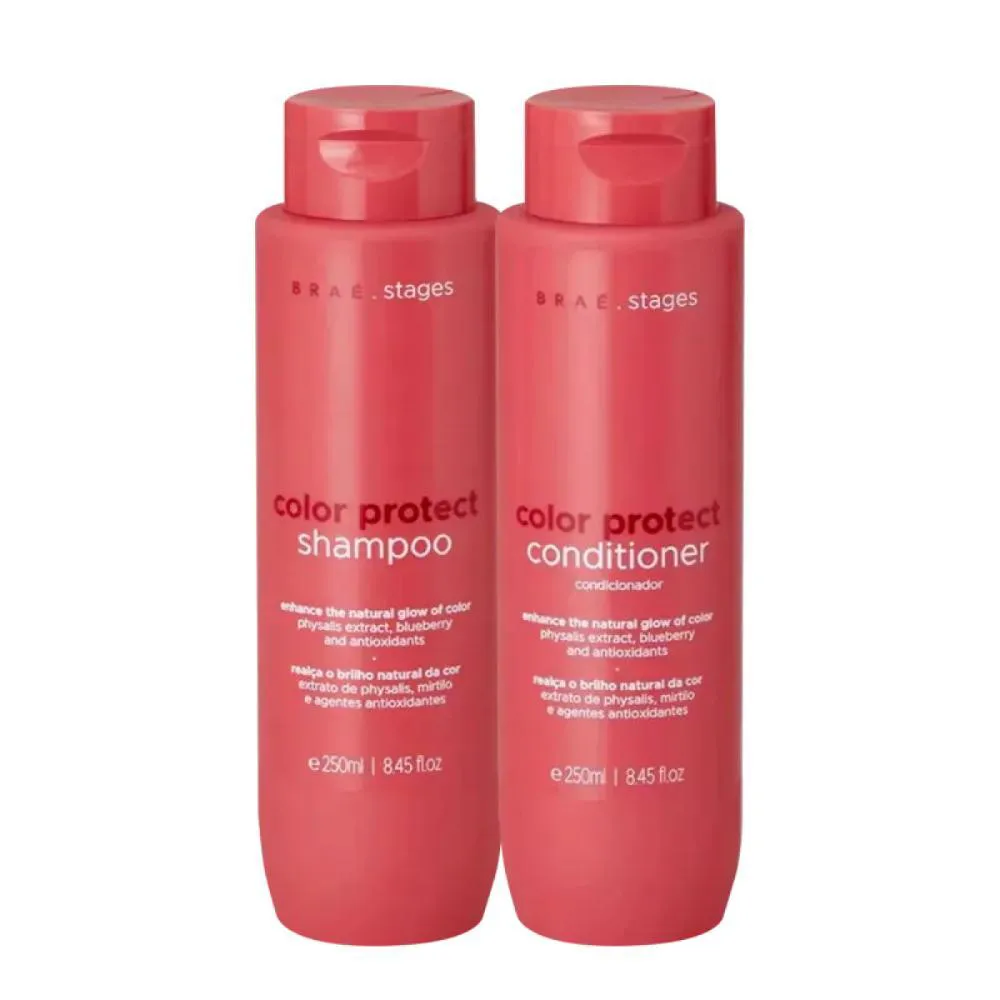 BRAé STAGES COLOR PROTECT KIT SHAMPOO E CONDICIONADOR 250ML