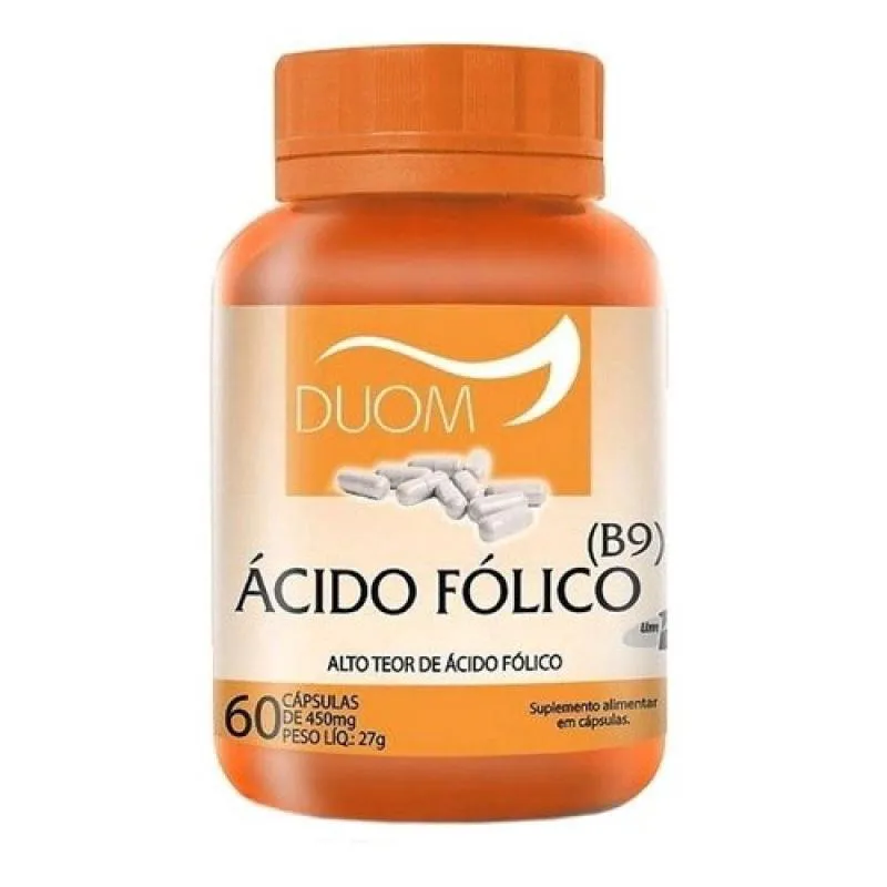 ACIDO FóLICO COM 60CAPS – DUOM
