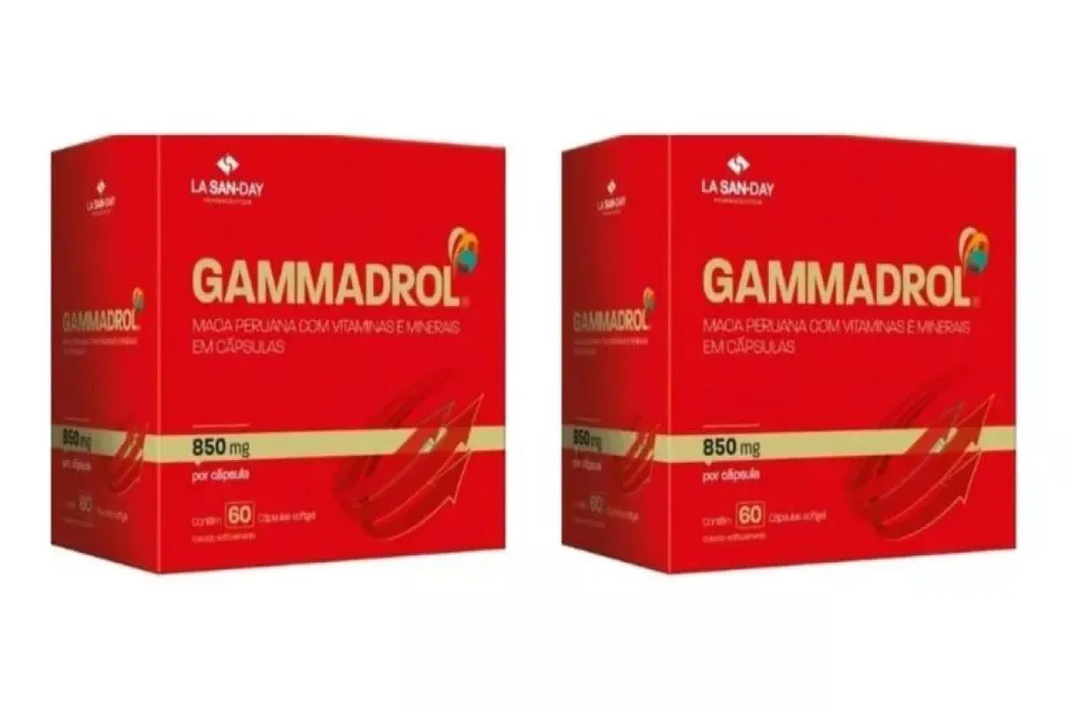 KIT 2 GAMMADROL COM 60 CáPSULAS - LA SAN-DAY