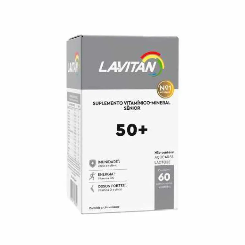 SUPLEMENTO LAVITAN VITALIDADE 50   COM 60CPR - CIMED
