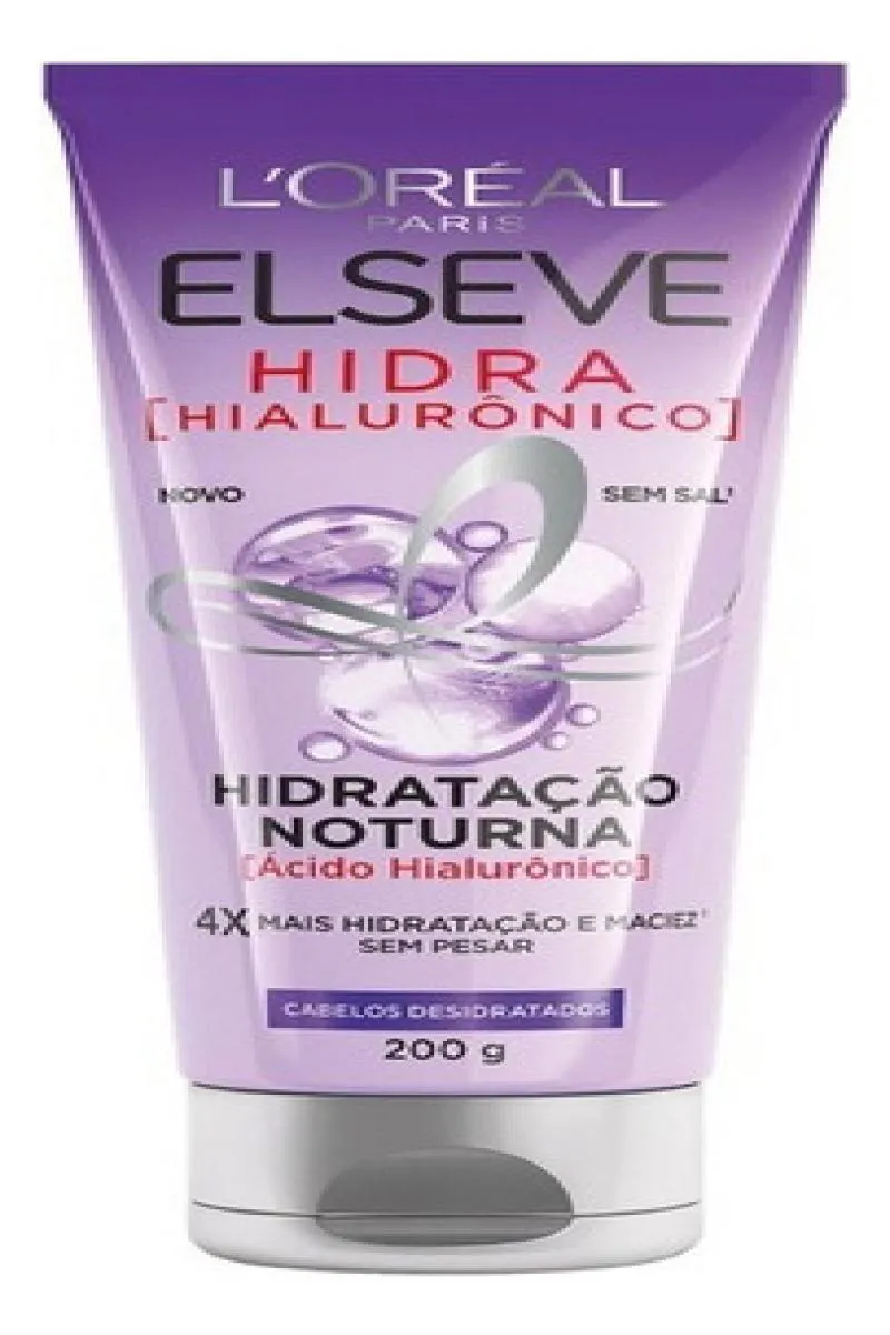 ELSEVE HIDRA HIALURôNICO CREME HIDRATAçãO NOTURNA - 200G