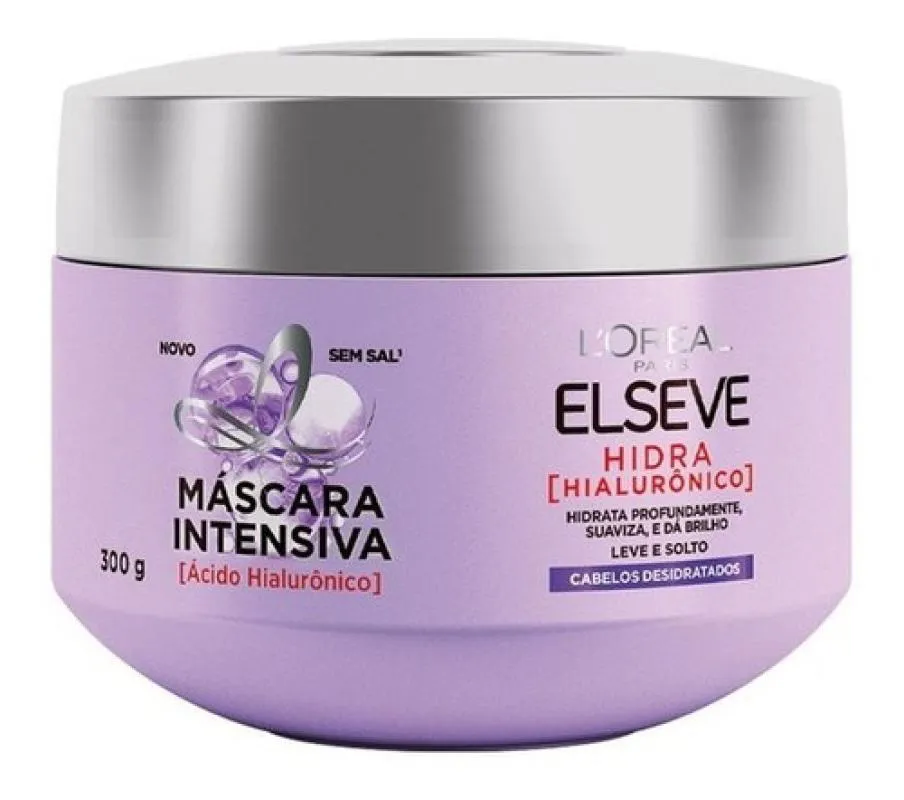 Máscara Intensiva L'Oréal Paris Elseve Hidra Hialurônico 300g