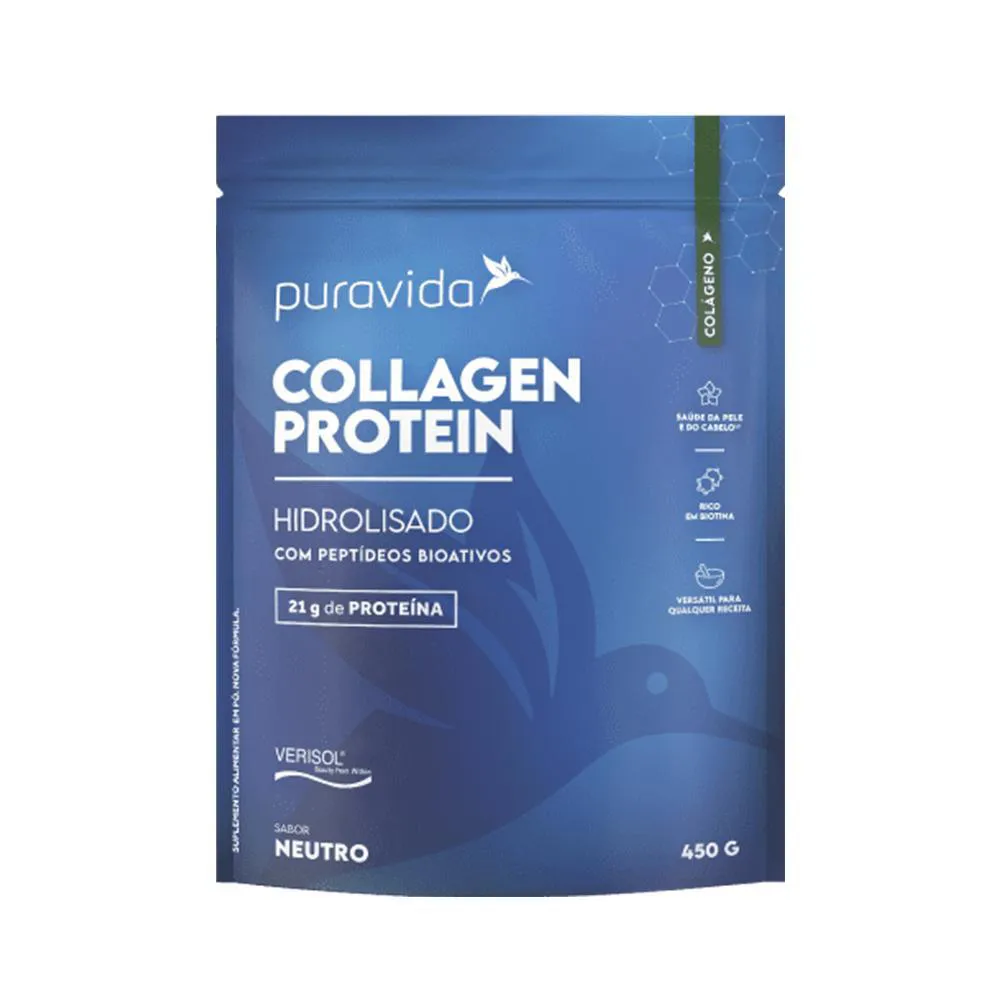 PURAVIDA COLLAGEN PROTEIN COLáGENO NEUTRO 450G