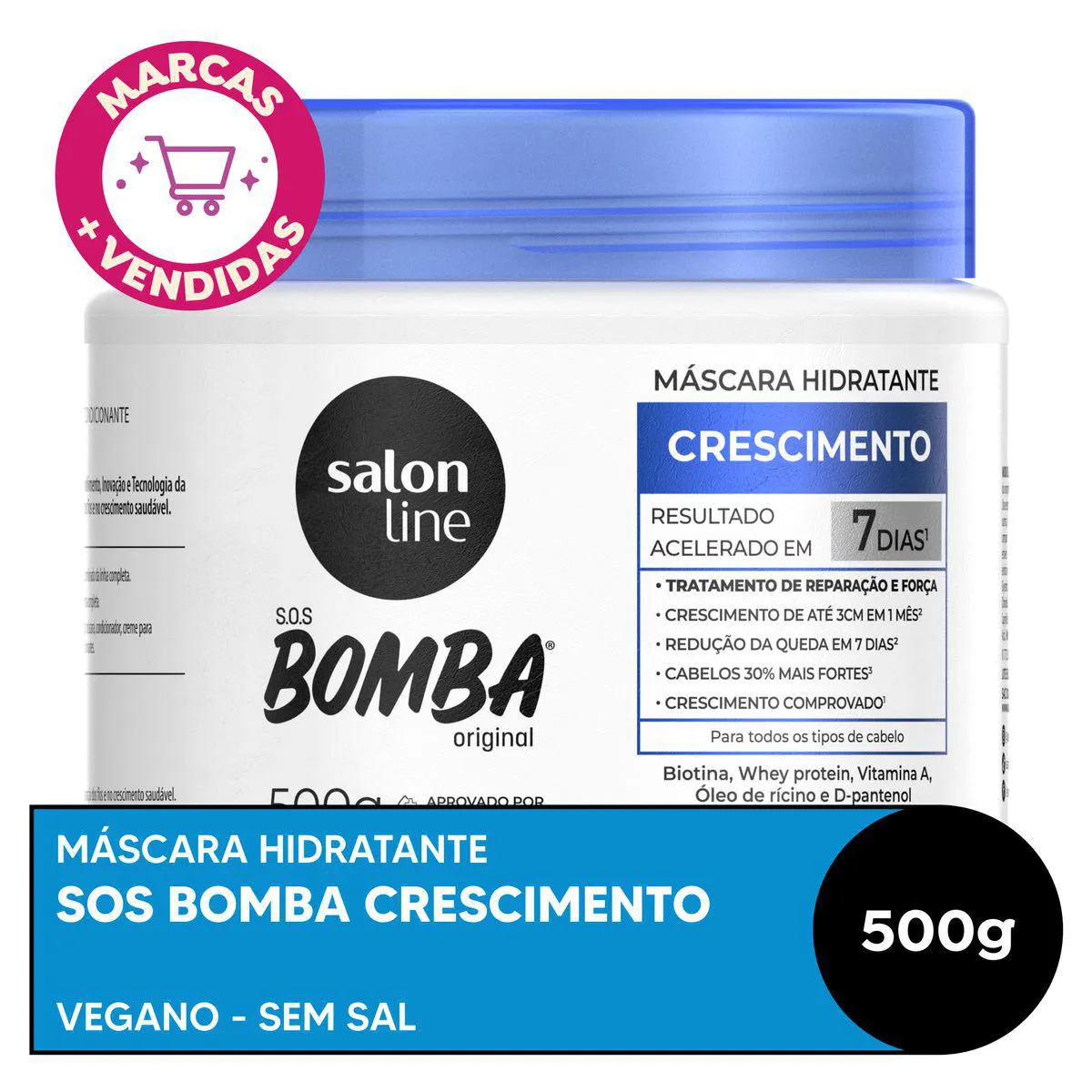 Máscara Capilar Salon Line S.O.S Bomba 500g