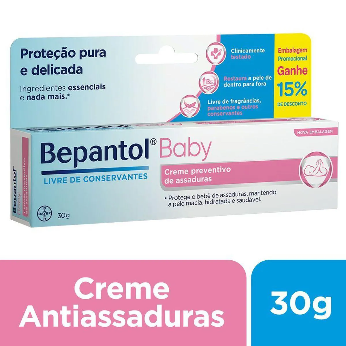 Creme para Assaduras Bepantol Baby 30g