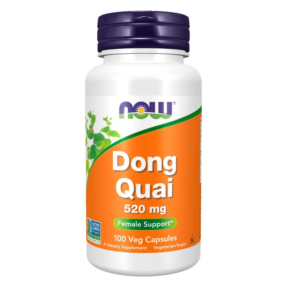 DONG QUAI 520 MG NOW FOODS 100 CáPS IMPORTADO