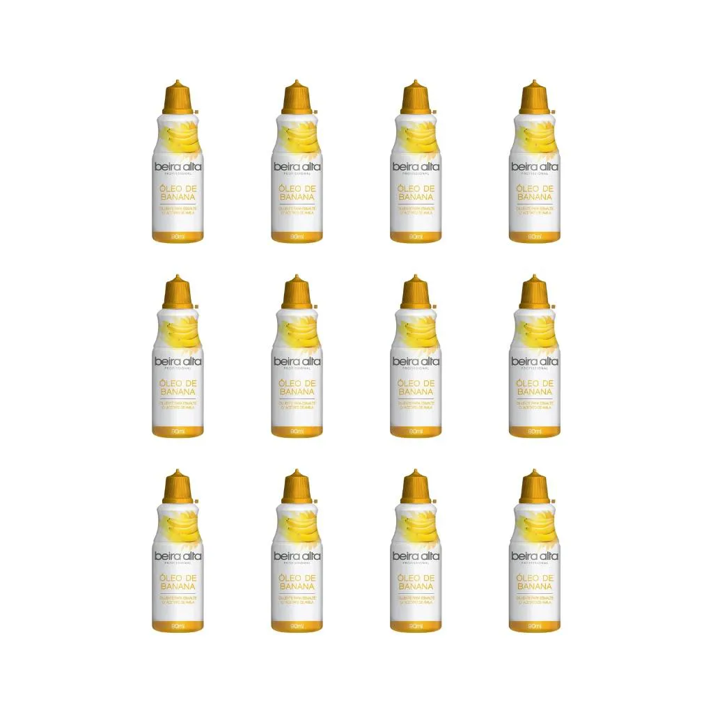 OLEO DE BANANA BEIRA ALTA 90ML-KIT C/12UN
