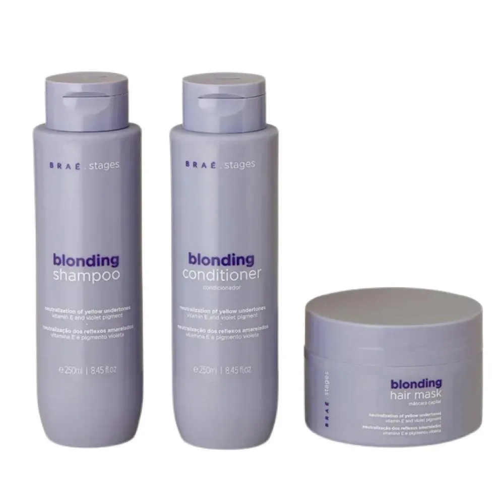 BRAé STAGES BLONDING KIT (3 PRODUTOS)