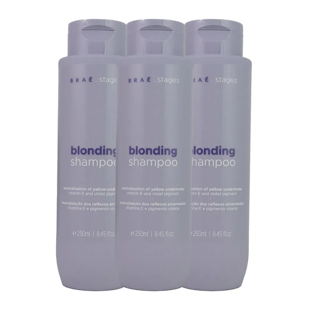 BRAé STAGES BLONDING KIT 3 SHAMPOO 250ML