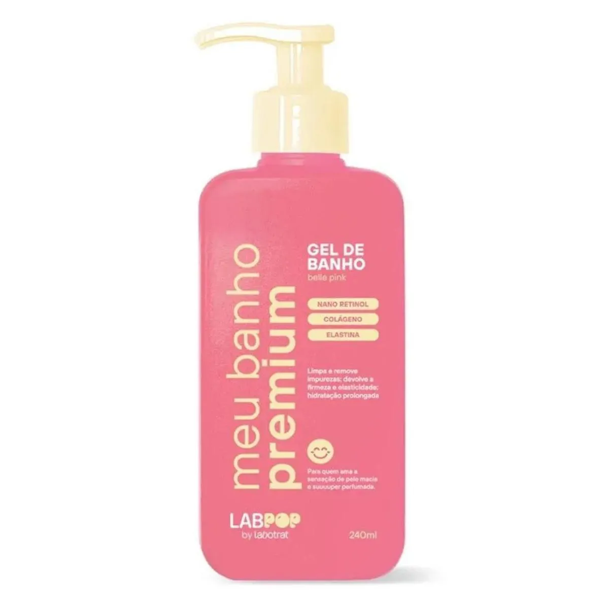 LABOTRAT MEU BANHO PREMIUM BELLE PINK GEL DE BANHO 240G