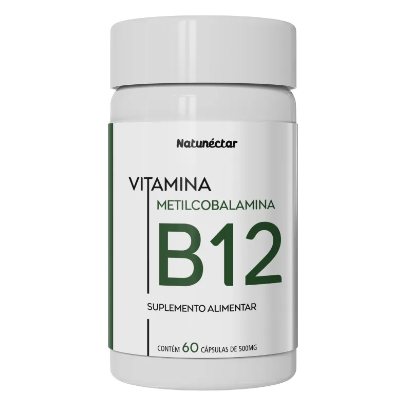 VITAMINA B12 METILCOBALAMINA 500MG 60 CAPSULAS 1165659 | Droga Raia