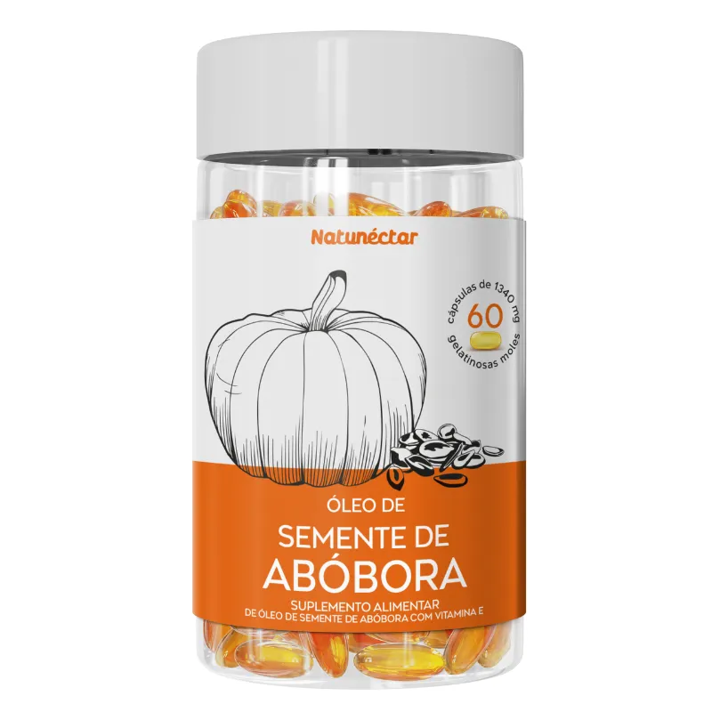 Óleo Semente de Abóbora 1340mg 60 Cápsulas - Natunéctar