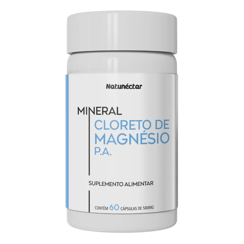 Cloreto de Magnésio P.A. Natunéctar 500mg - 60 cápsulas