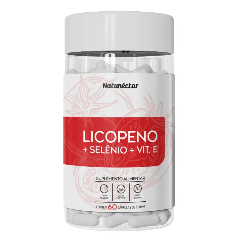 Licopeno com Selênio e Vitamina E - 60 CAPS - NATUNECTAR