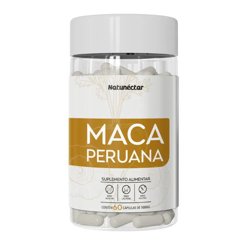 Maca Peruana 500mg 60Caps - Natunéctar