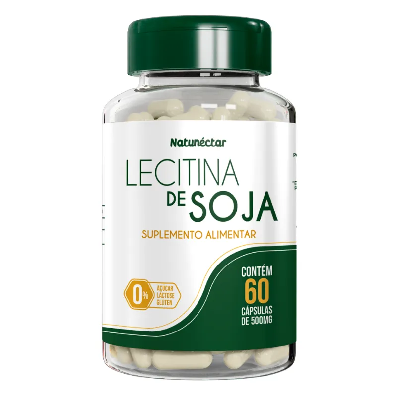 Lecitina de Soja 450mg 60 Cápsulas - Natunéctar