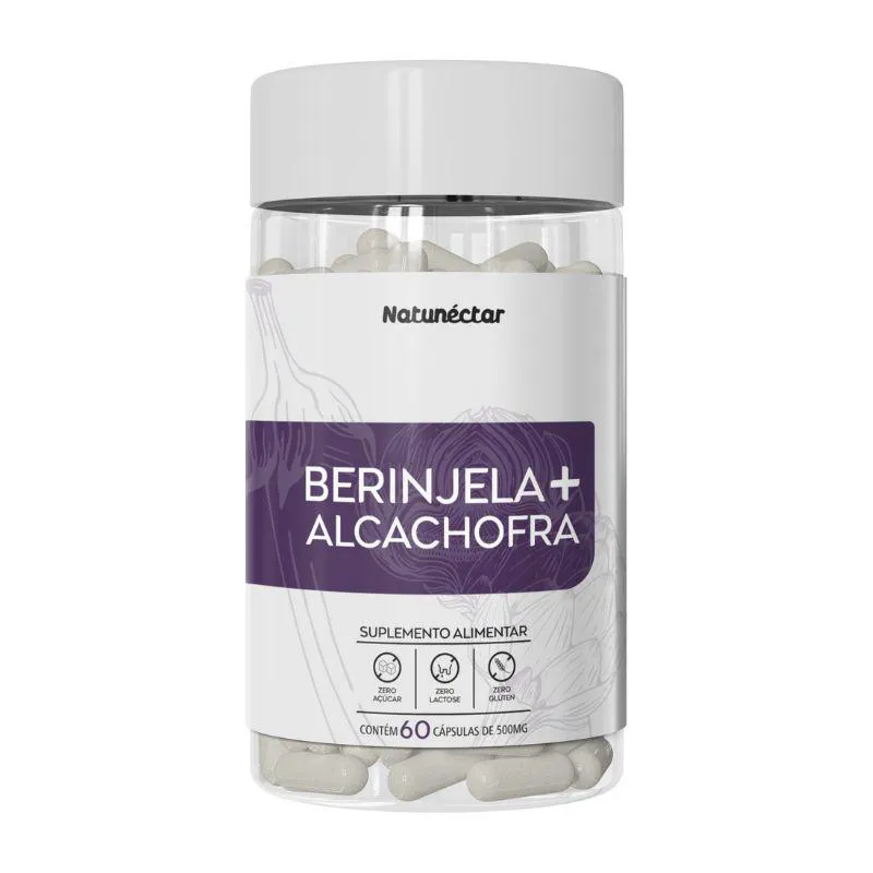Berinjela + Alcachofra Suplemento Alimentar Natunectar - 60 cápsulas