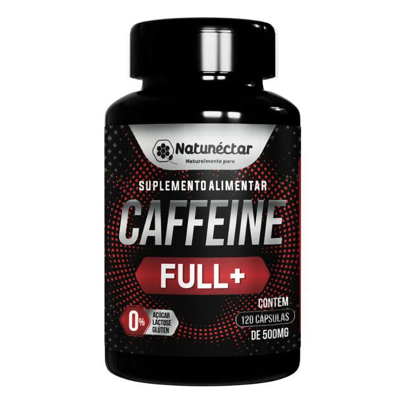 Caffeine Full Cafeina Natunectar 200mg - 120 capsulas
