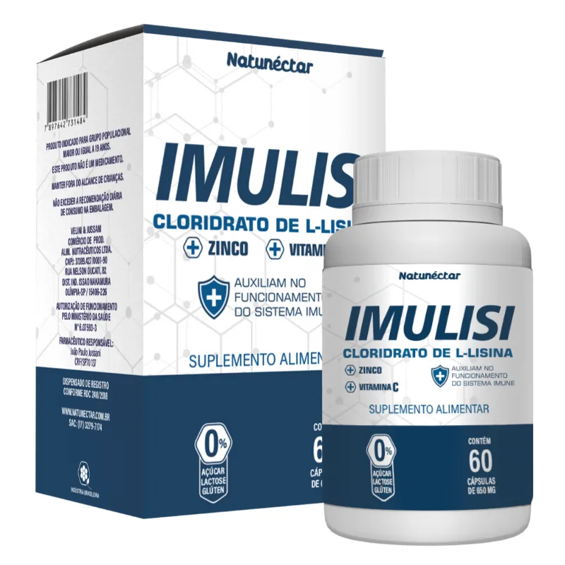 Imulisi 500mg 60 Cápsulas - Natunéctar