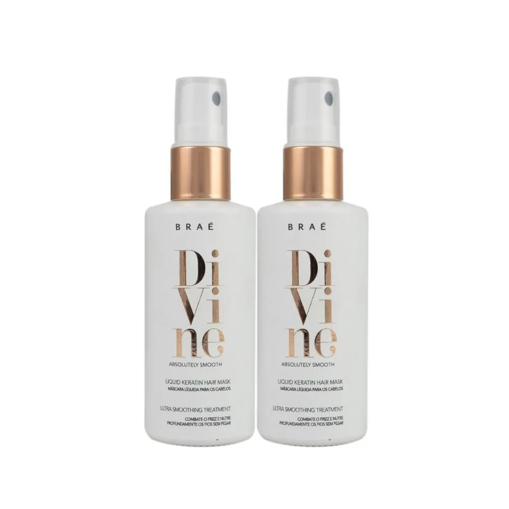 BRAé DIVINE KIT 2 MáSCARA CAPILAR 60ML