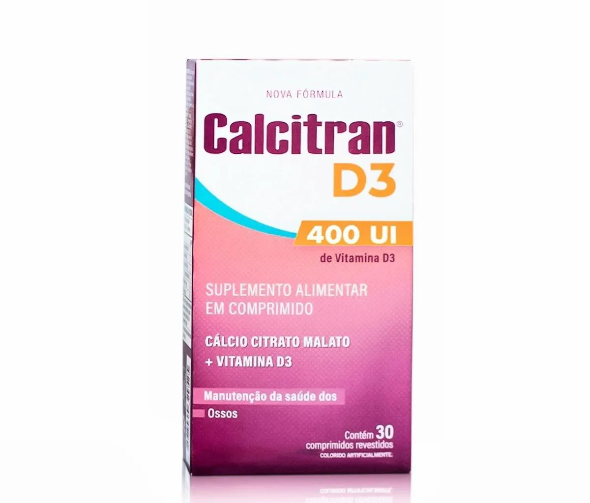 Cálcio + Vitamina D 400UI Calcitran D3 60 comprimidos