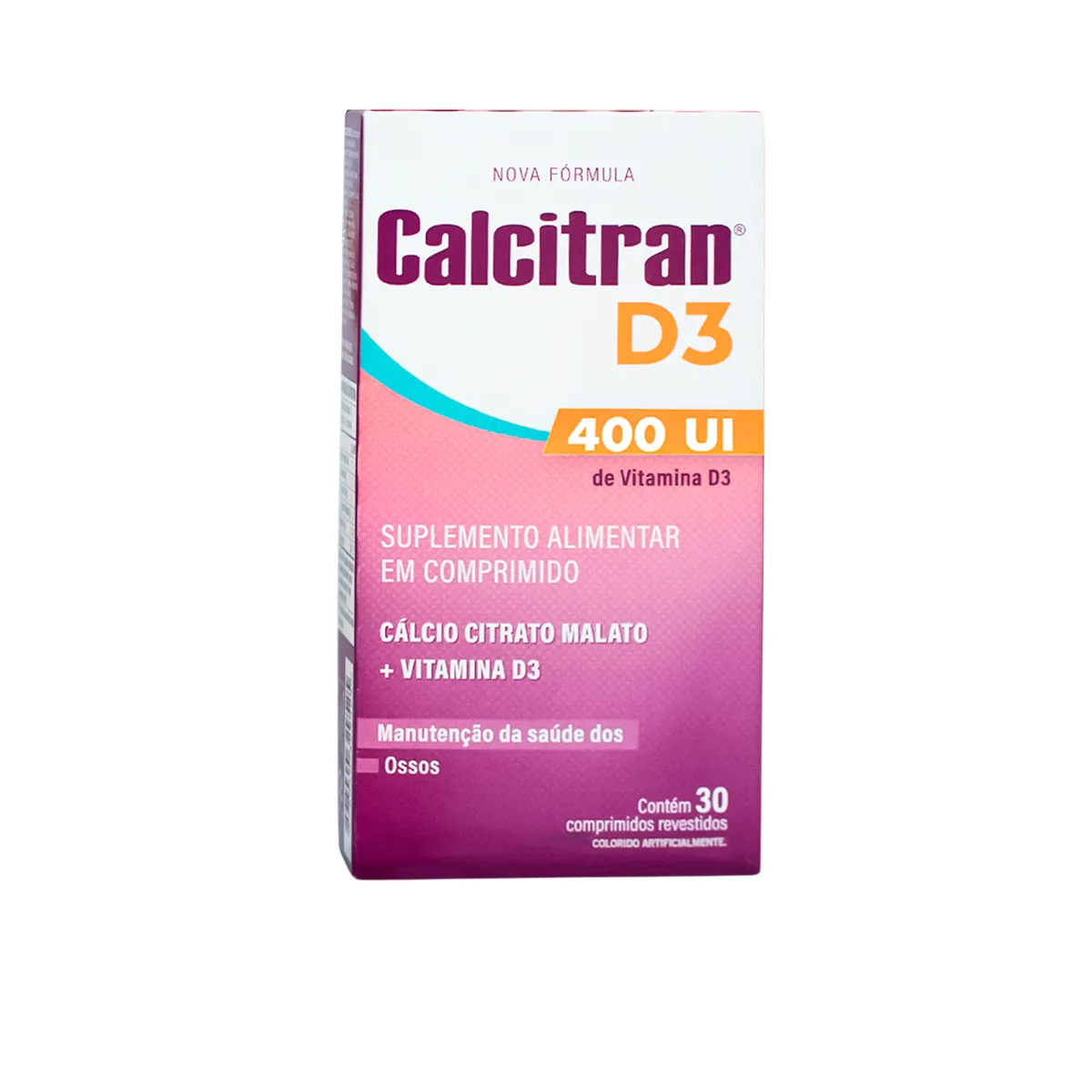 Cálcio + Vitamina D 400UI Calcitran D3 30 comprimidos