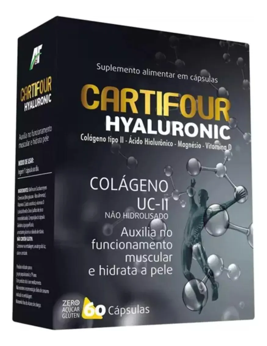 CARTIFOUR HYALURONIC (COLáGENO + HIALURôNICO + MAGNéSIO) SABOR SEM SABOR