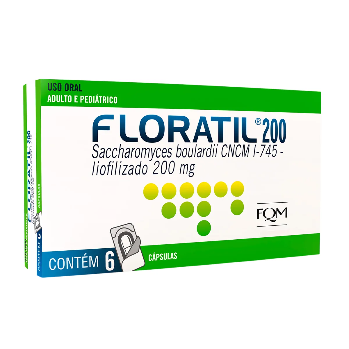 Floratil 200mg 6 cápsulas: preço a para que serve | Drogasil