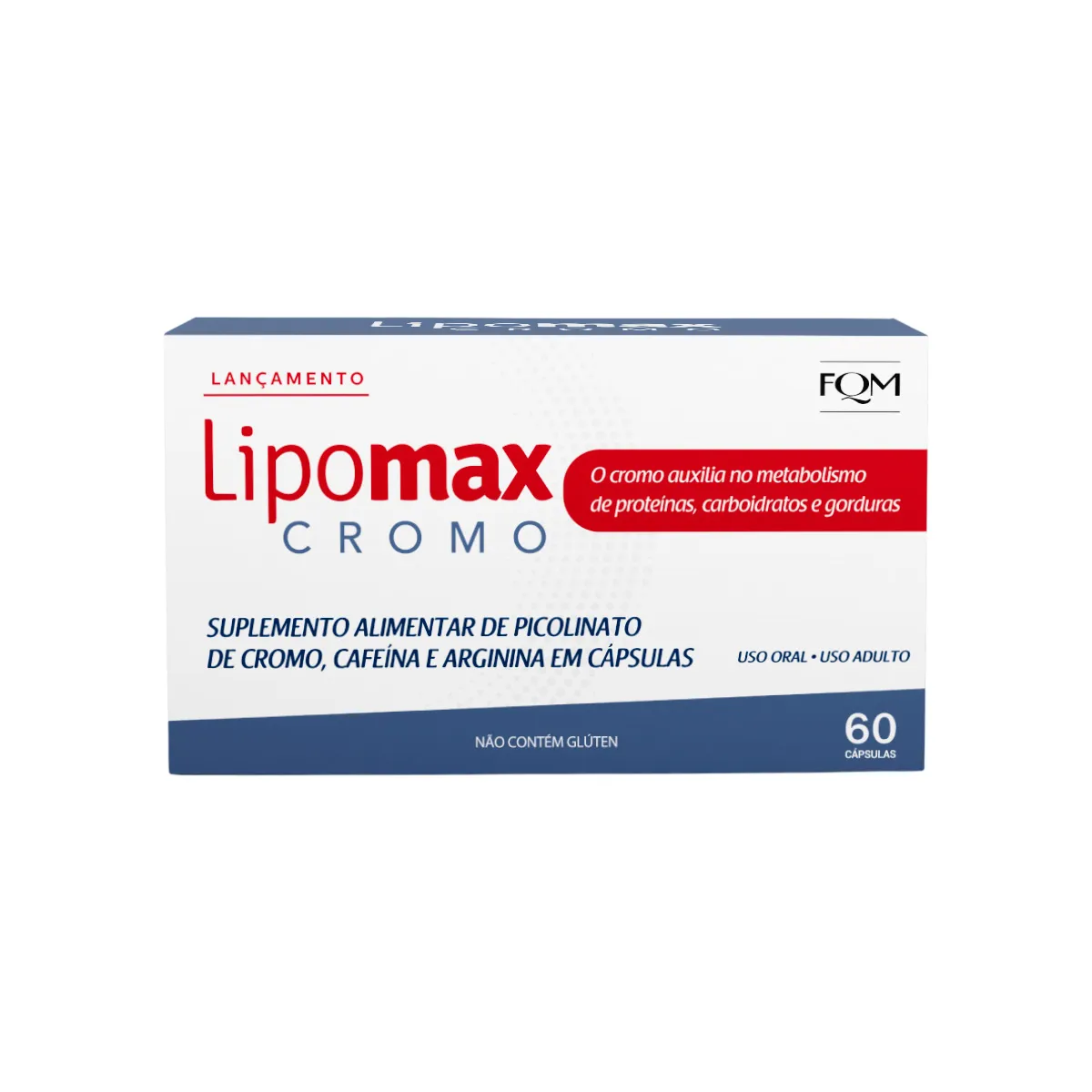 Suplemento Alimentar FQM Lipomax Cromo 60 cápsulas