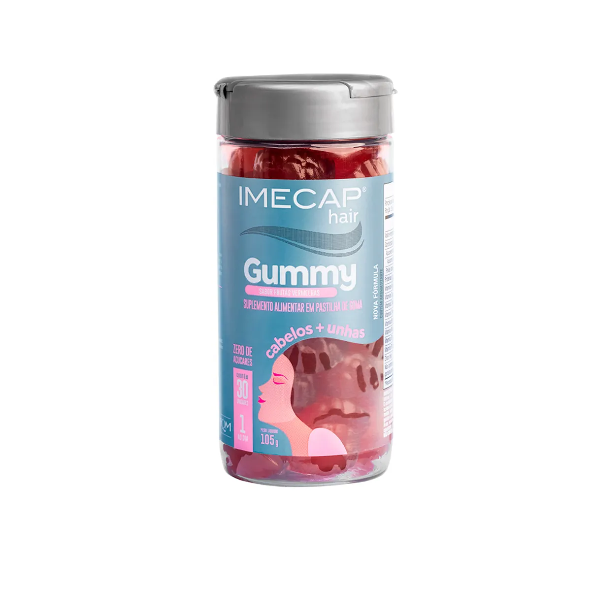 Suplemento Alimentar Imecap Hair Gummy 30 Gomas