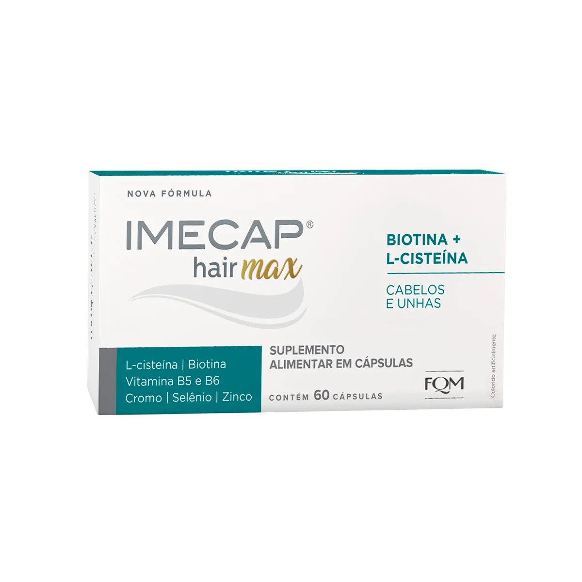 Suplemento Vitamínico Imecap Hair Max Cabelos e Unhas - 60 Cápsulas