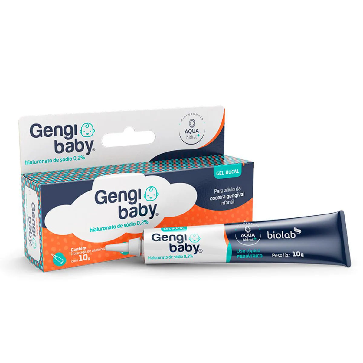 Gel Bucal Infantil Gengibaby Biolab Sem Açúcar com 10g