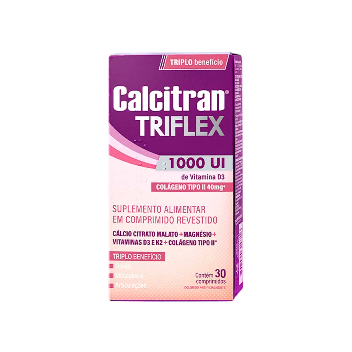 Polivitamínico Calcitran Triflex 30 comprimidos