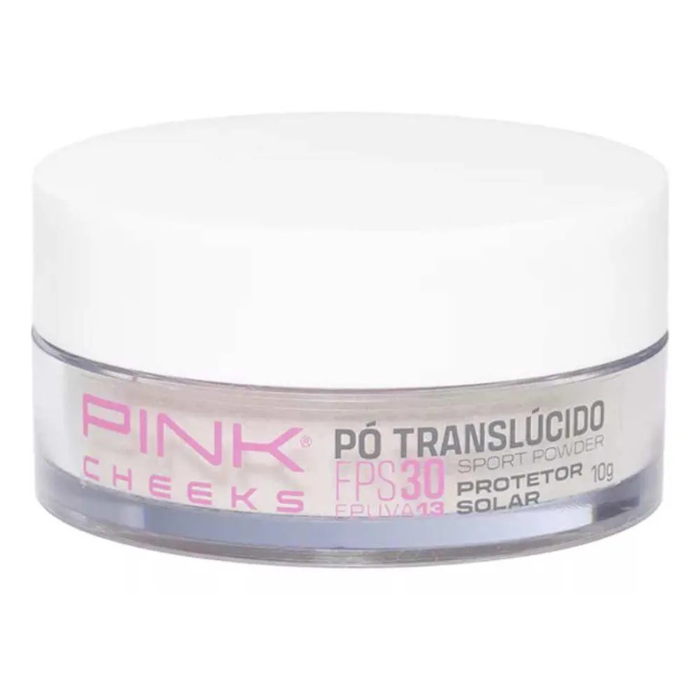 Pó TRANSLúCIDO COM PROTETOR SOLAR POWDER SPORT FPS30 5G - PINK CHEEKS