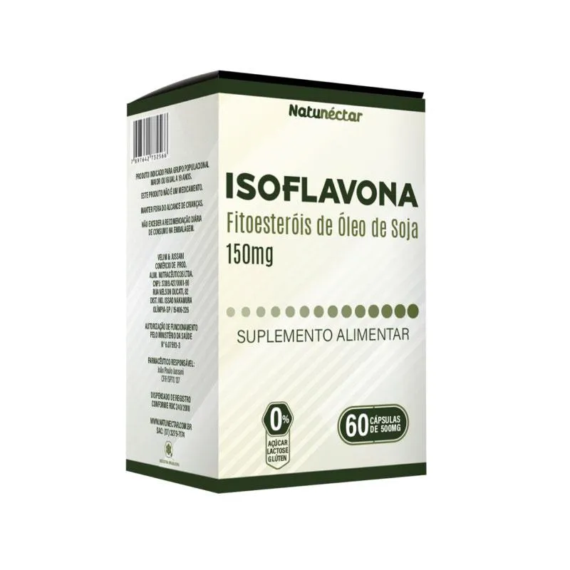 Isoflavona- 150mg 60 Cápsulas- Natunéctar