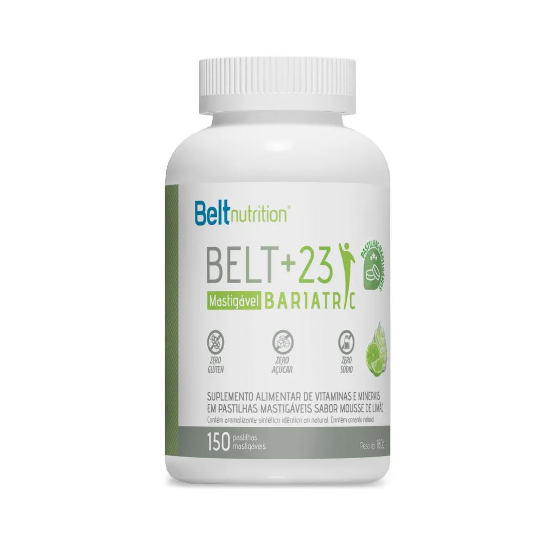 MULTIVITAMíNICO BELT+23 MOUSSE DE LIMãO 150 PASTILHAS