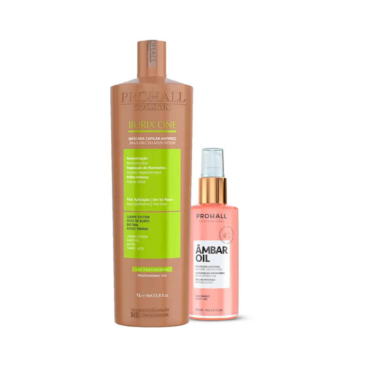 BURIX ONE 1 LITRO ANTIFRIZZ PROHALL + AMBAR OIL 60ML